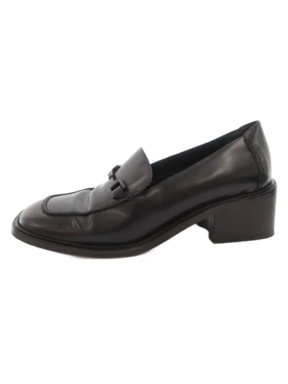 Gucci Horsebit Loafers Chunky Heel Black
